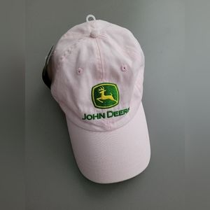 John Deere Light Pink Ball Cap